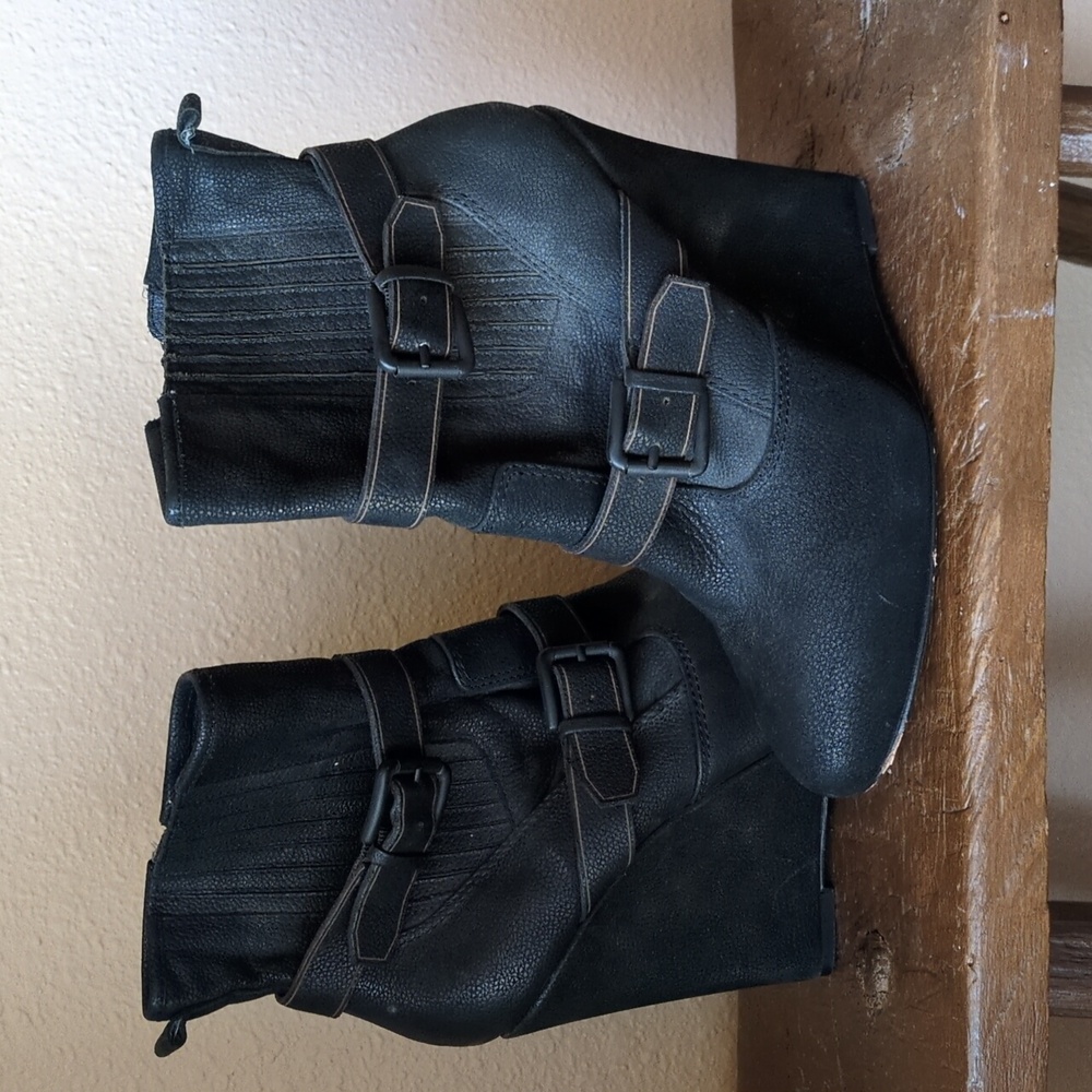 Joie Black Cavier Leather Love Me Two Times Zip
